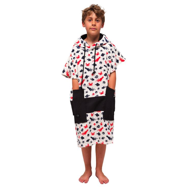 All-In Poncho Surf Kid Crew Ponchos Seafood Présentation