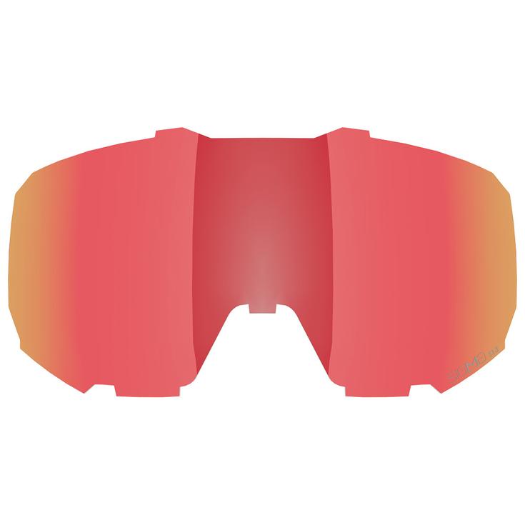 Salomon Visière Osmo Lens Sigma Photo Poppy Red Présentation