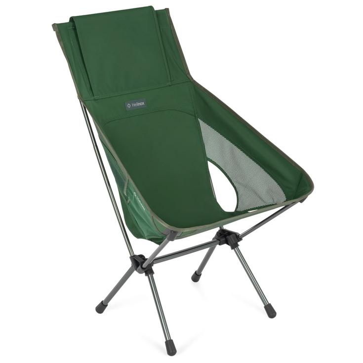Helinox Siège camping Chair One Highback Forest Green Steel Gray Présentation