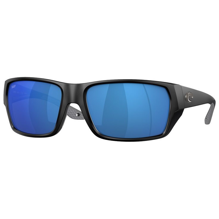 Costa Del Mar Lunettes de soleil Tailfin Light Matte Black Blue Mirror Polarized Présentation