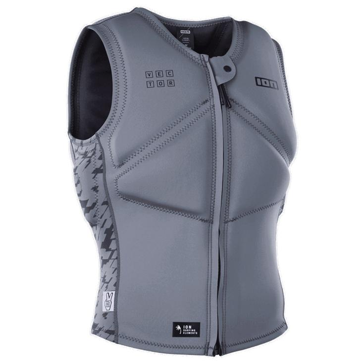 Ion Impact Vest Vector Vest Core Front Zip Sage Grey Présentation