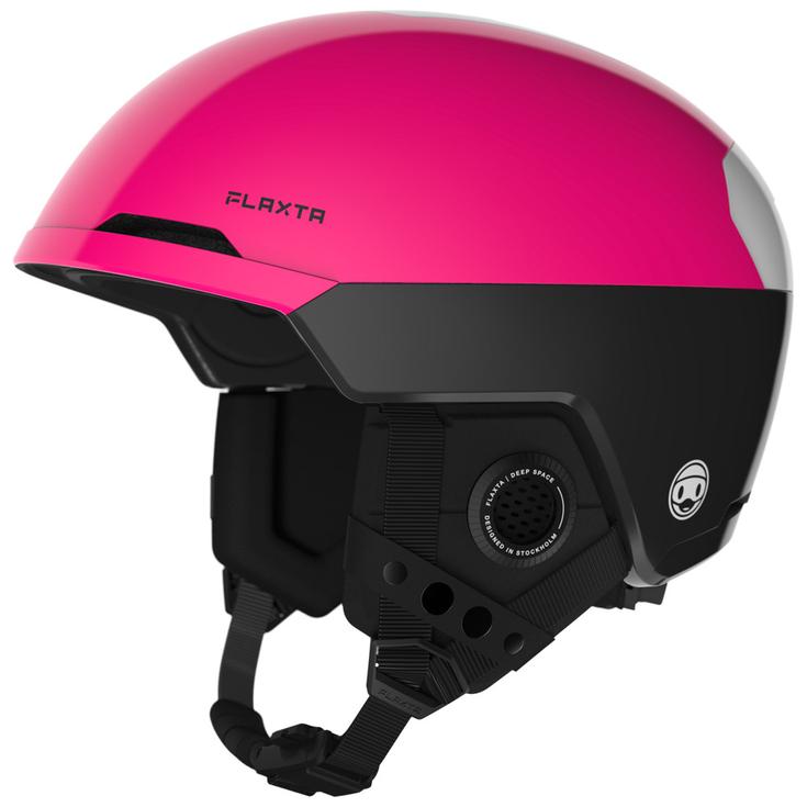 Flaxta Casque de ski Deep Space Junior Bright Pink Black Présentation
