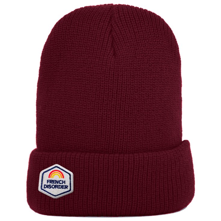 French Disorder Bonnet Beanie Tribeca Burgundy Présentation