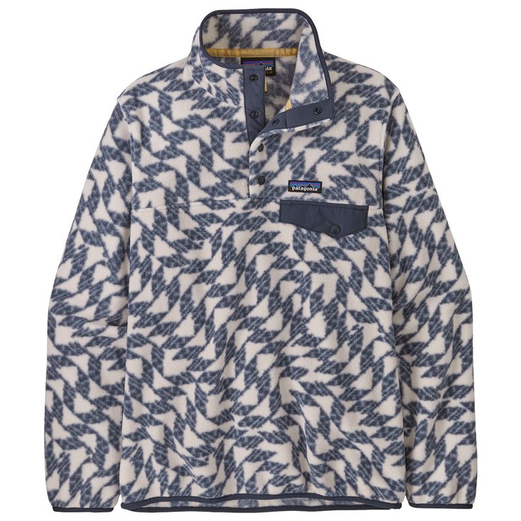 Patagonia Pull Women’s Lightweight Synchilla Snap-T Synched Flight Small Natural Présentation