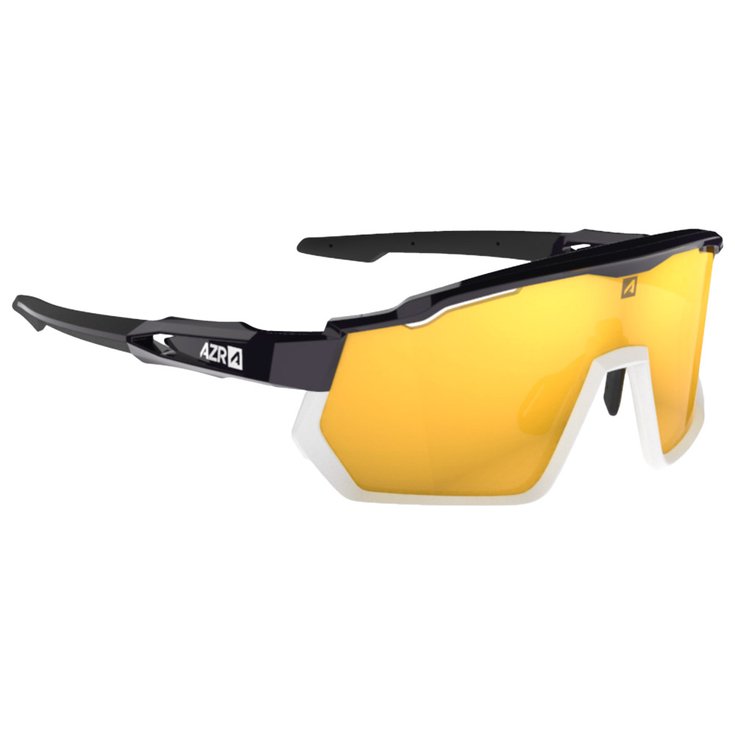 AZR Lunettes de soleil Pro Race Rx Noire Vernie Multicouche Gold Présentation
