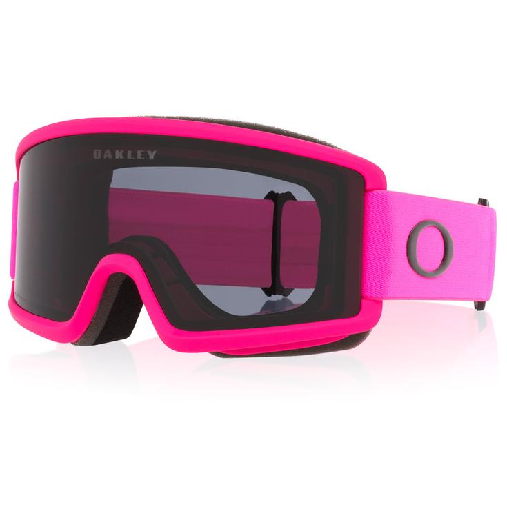Oakley Masque de Ski Target Line S Hot Pink Dark Grey Présentation