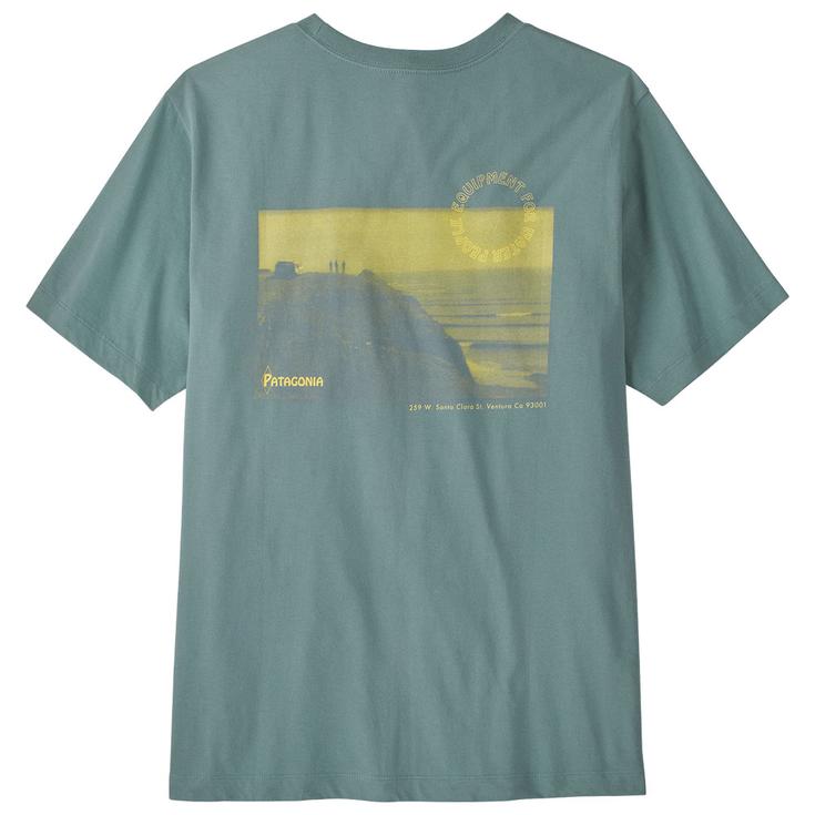 Patagonia Tee-shirt Water People Spotter Blue Sage Présentation