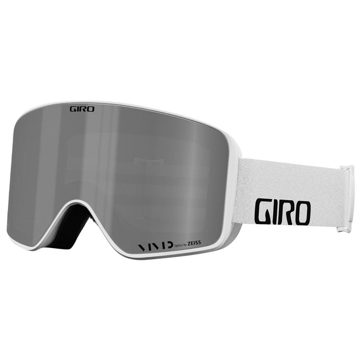 Giro Masque de Ski Method White Wordmark Vivid Onyx + Vivid Infrared Présentation