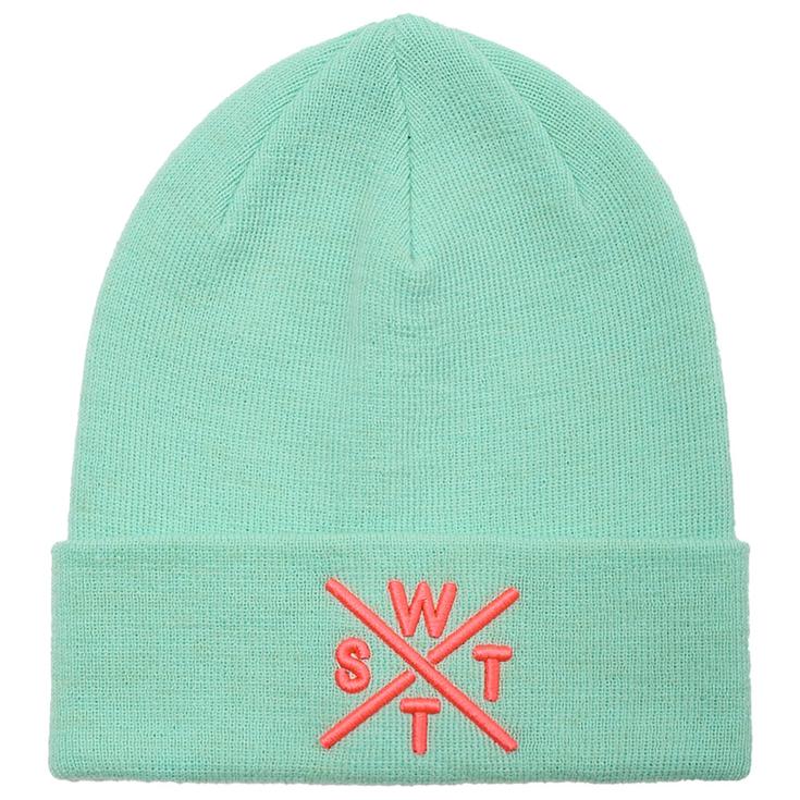 Watts Bonnet Piano Cuffed Beanie Junior Soft Mint Présentation