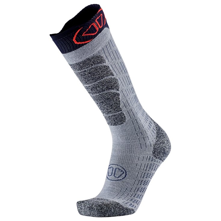 Sidas Chaussettes Ski Merino Blanc Bleu Présentation