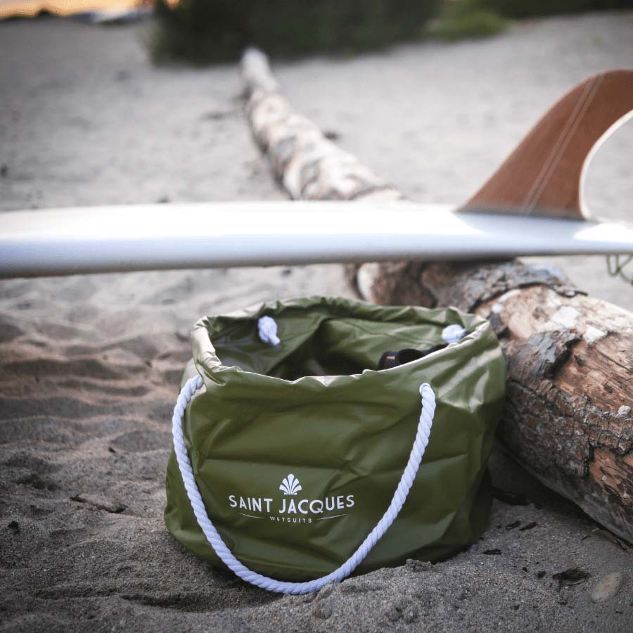 Saint-Jacques Sac de Change Surf Étanche pour Combinaison Kaki Présentation