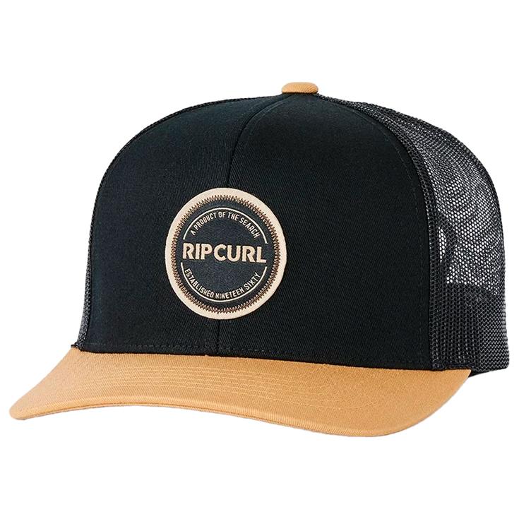 Rip Curl Casquettes Routine 2.0 Trucker Black Khaki Présentation