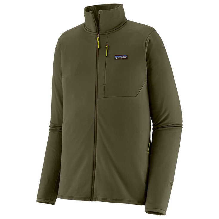 Patagonia Polaire M's R1 Thermal Jkt Pine Needle Green Présentation
