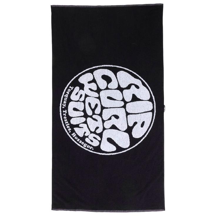 Rip Curl Serviette Logos Towel Black Présentation