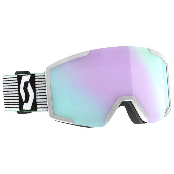 Scott Masque de Ski Shield White Mint Green Amp Pro Lavender Présentation