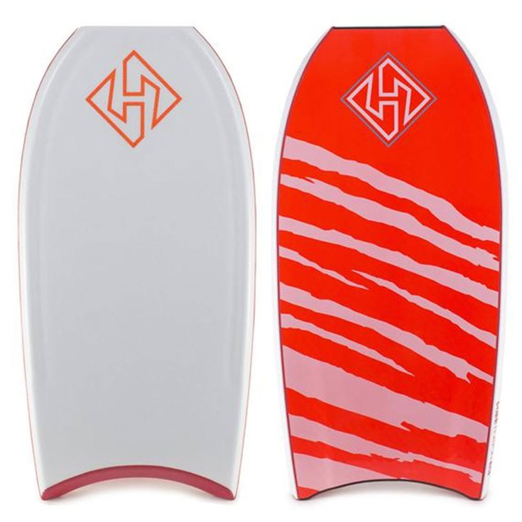 Hubb Board de Bodyboard Dubb Edition PP Pro - Full Crescent White / Red Présentation