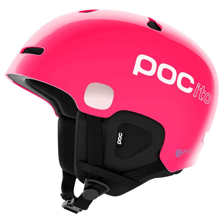 Poc Casque POCito Auric Cut Spin Fluorescent Pink Profil
