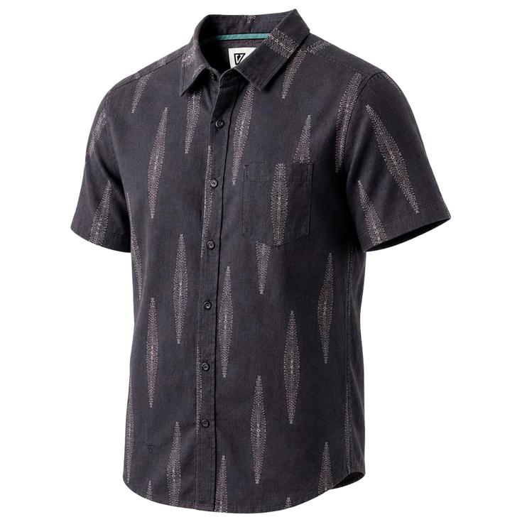Vissla Chemise Seaside Eco Short Sleeve Shirt Phantom Présentation