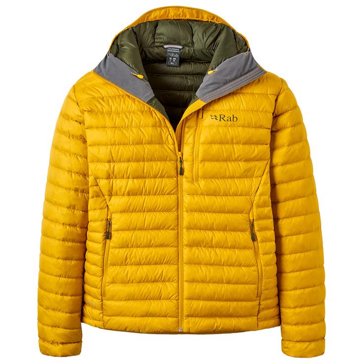 RAB Doudoune Microlight Alpine Jkt Dark Pollen Présentation