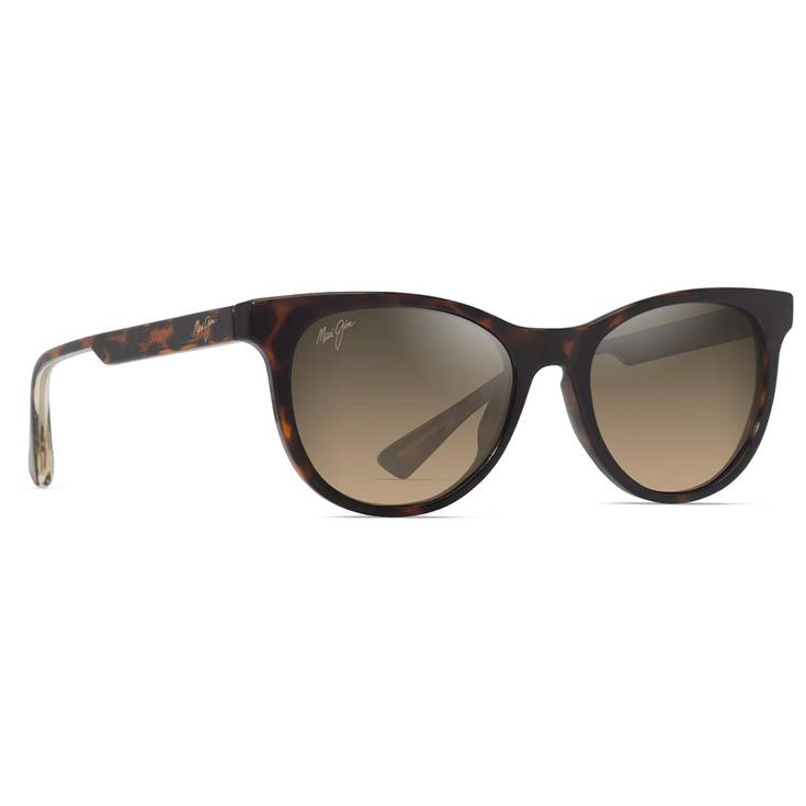 Maui Jim Lunettes de soleil Lonomea Shiny Dark Havana Bronze Hcl Minéral Superthin Présentation
