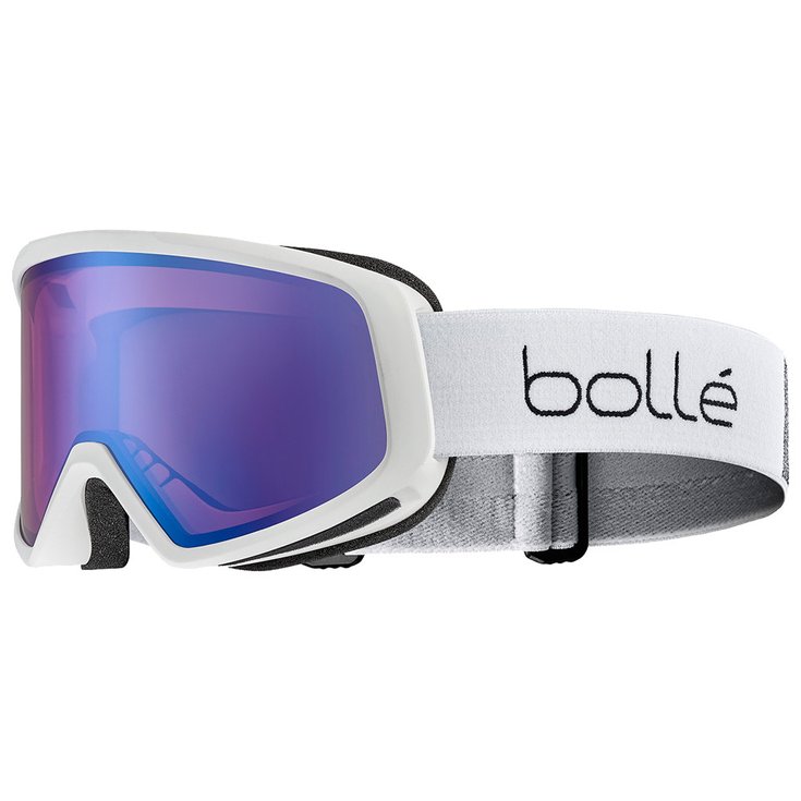 Bollé Masque de Ski Bedrock Plus White Matte Azure Présentation