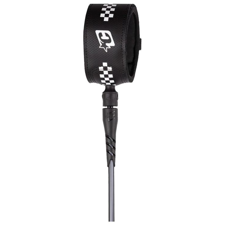 Creatures Leash Surf Superlite Pro 6 Black White Chex Présentation