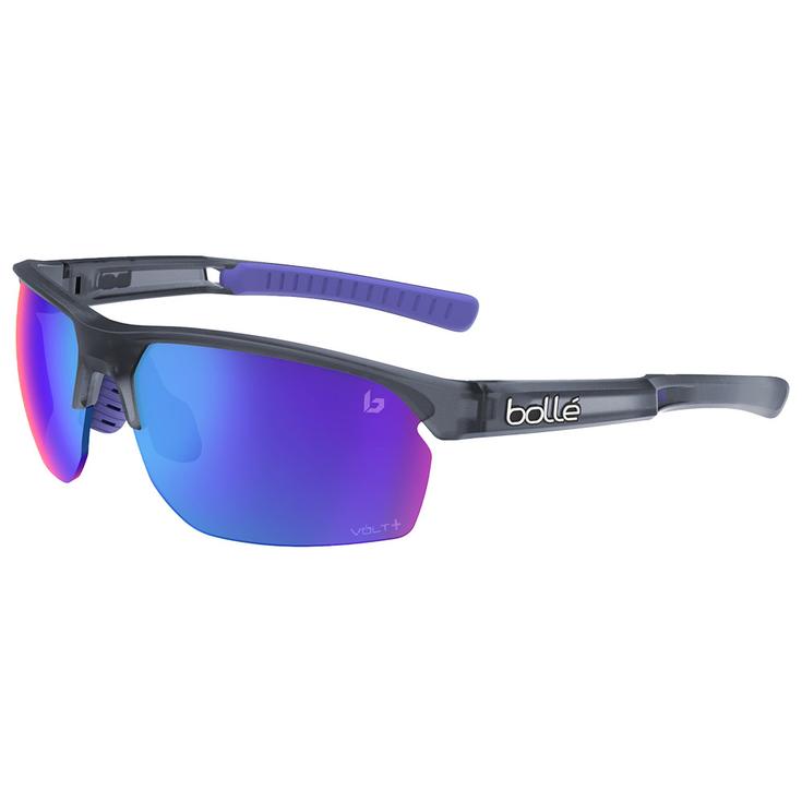 Bollé Lunettes de soleil Victus S Dark Grey Frost Volt Ultraviolet Polarized Présentation