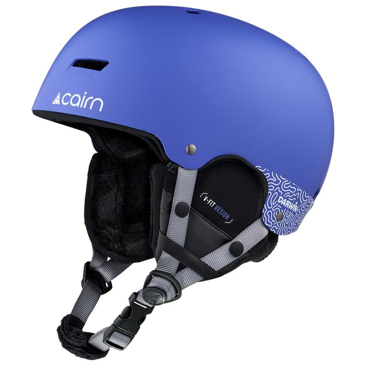 Cairn Casque Darwin Junior Mat Blue Présentation