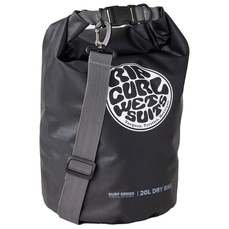 Rip Curl Sac étanche Surf Series Barrel Bag 20L Black Grey Présentation