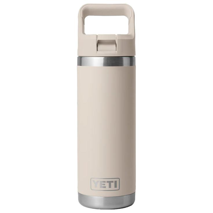 Yeti Gourde Rambler 18 Oz (532 ml) Straw Bottle Cape Taupe Présentation
