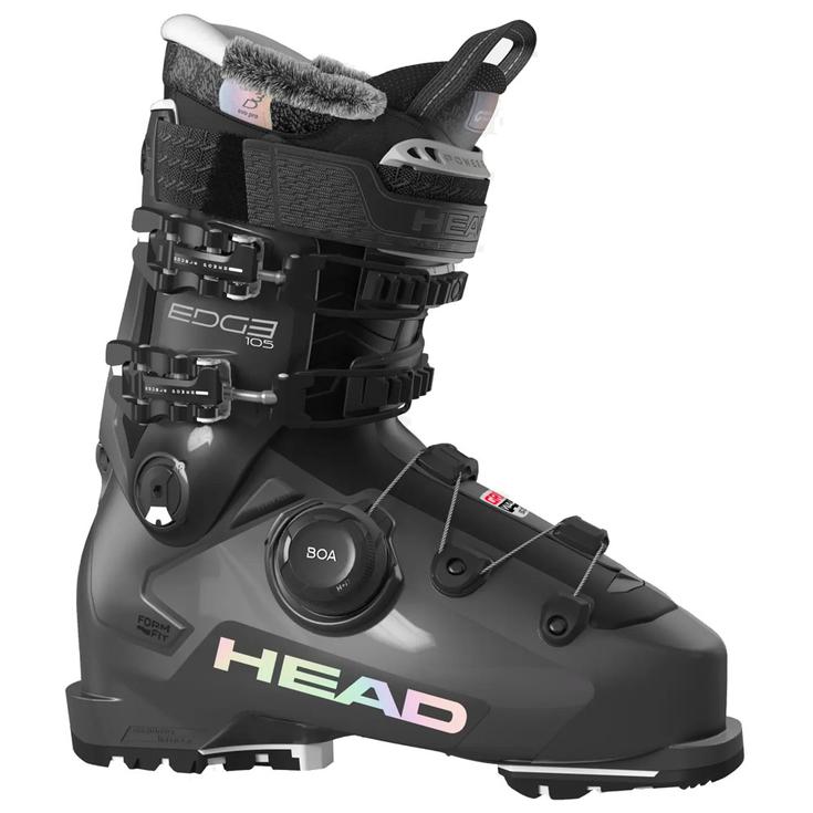 Head Chaussures de Ski Edge 105 W Hv Gw Boa Anthracite Côté