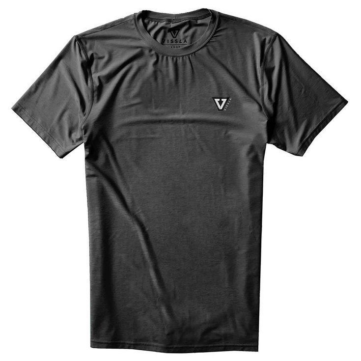 Vissla Top Manches Courtes Surf Twisted SS - Black Dos
