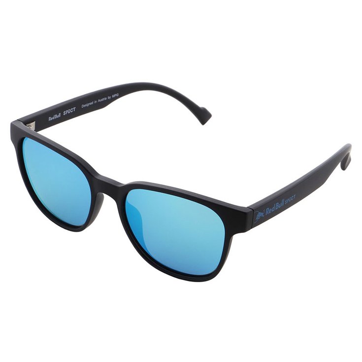 Red Bull Spect Lunettes de soleil Coby Matte Black Smoke With Blue Mirror 