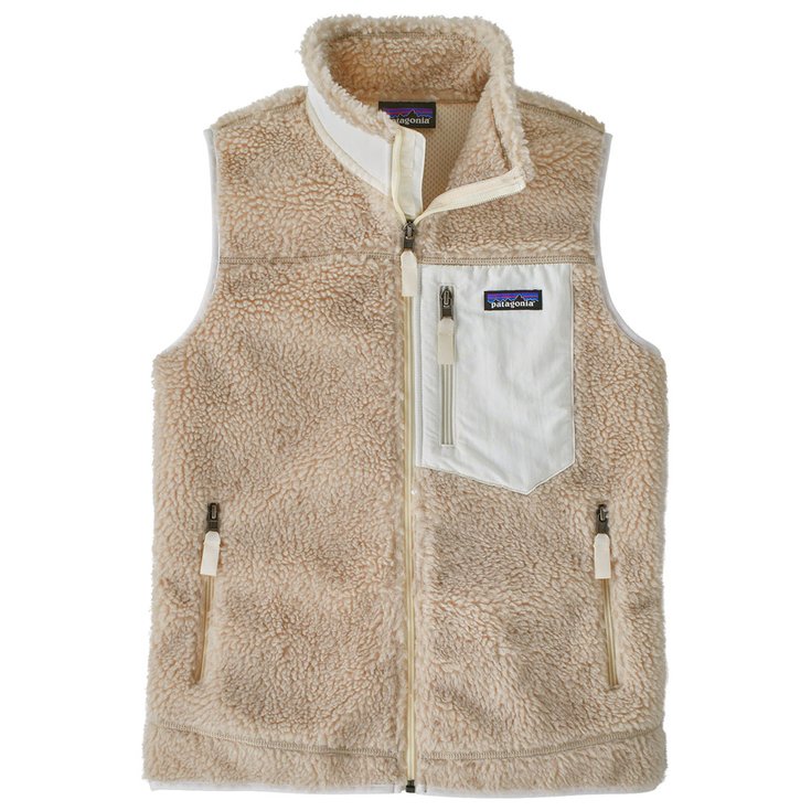 Patagonia Polaire W's Classic Retro-X Vest Natural Birch White Présentation