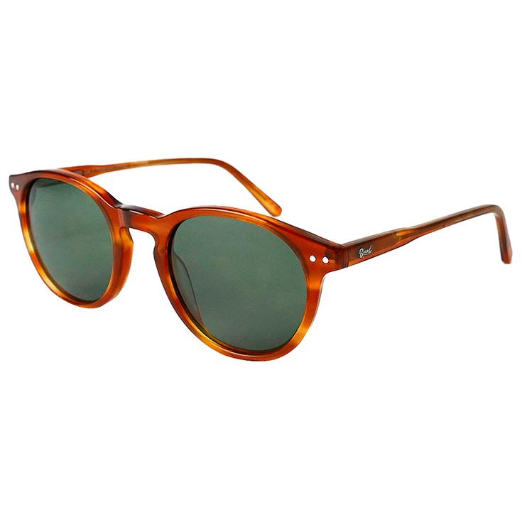 Binocle Eyewear Lunettes de soleil California Shiny Tortoise Green Polarized Présentation