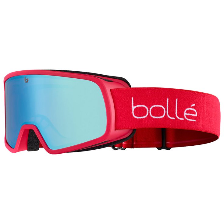 Bollé Masque de Ski Nevada Junior Camine Red Matte Azure Présentation