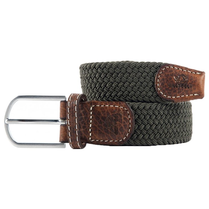 BillyBelt Ceinture Tressée Vert Kaki Présentation