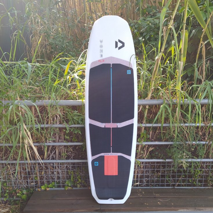 Duotone Board de Kite Ocavoke Sls Traction Pad Front Dark Grey Turquoise Dos