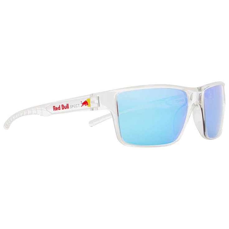 Red Bull Spect Lunettes de soleil Chase Shiny X'Tal Smoke Blue Mirror Polarized Présentation