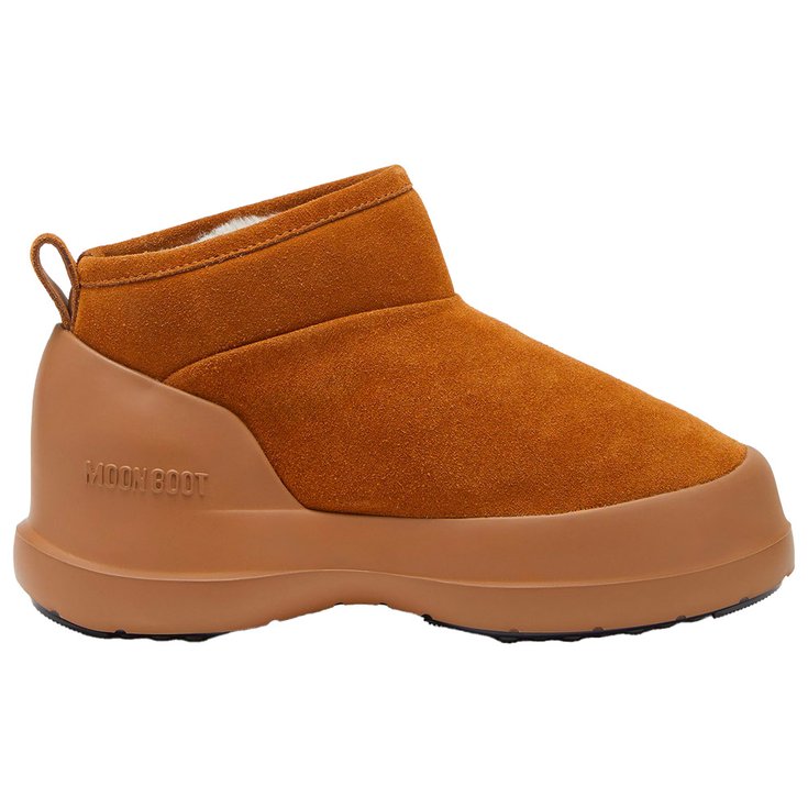 Moon Boot Chaussures après-ski Luna Low Boot Suede W Cognac Présentation