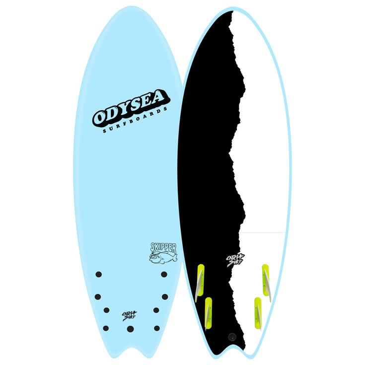 Catch Surf Planche Surf Odysea Skipper Quad Sky Blue / Rip Présentation