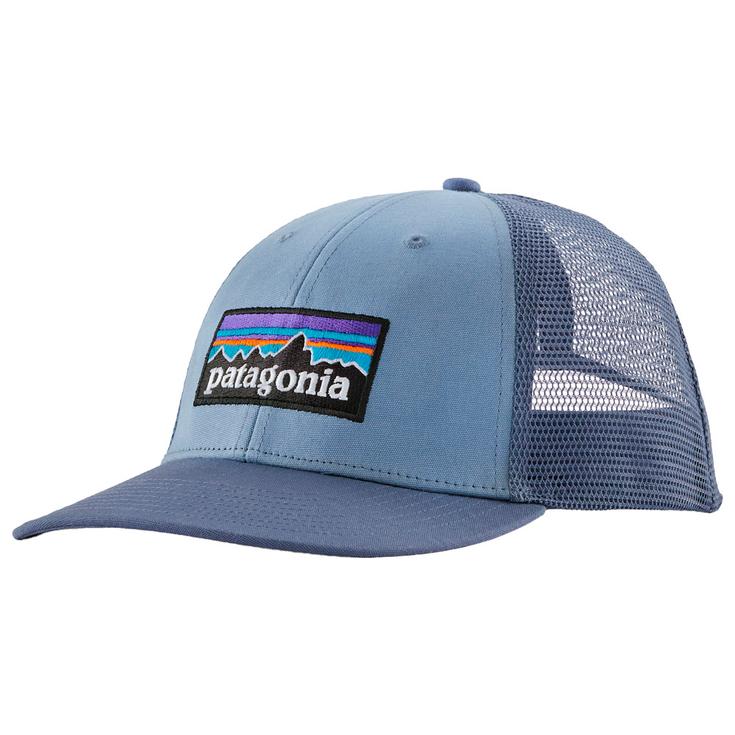 Patagonia Casquettes P-6 Logo LoPro Trucker Hat Barnacle Blue Présentation