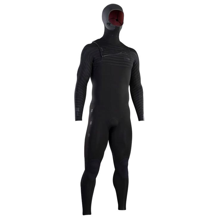 Ion Combinaison Intégrale Seek Core 5/4 Hood Front Zip Black Présentation