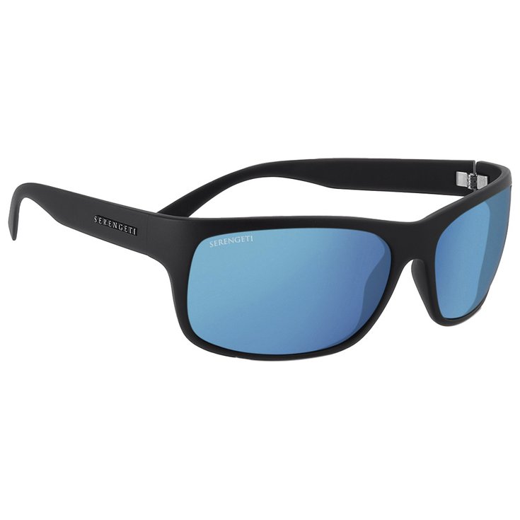 Serengeti Lunettes de soleil Pistoia Matte Black Mineral Polarized 555Nm Blue Présentation
