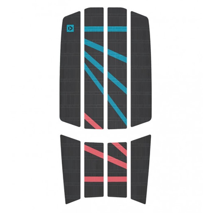 Duotone Pad de Kite Team Front - Dark Grey / Stripes Profil