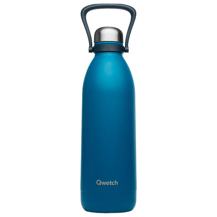 Qwetch Gourde Titan 1.5L Matt Bleu Canard Présentation