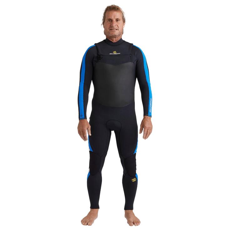 Billabong Combinaison Intégrale 4/3 Oscillator Natural Chest Zip Royal Présentation