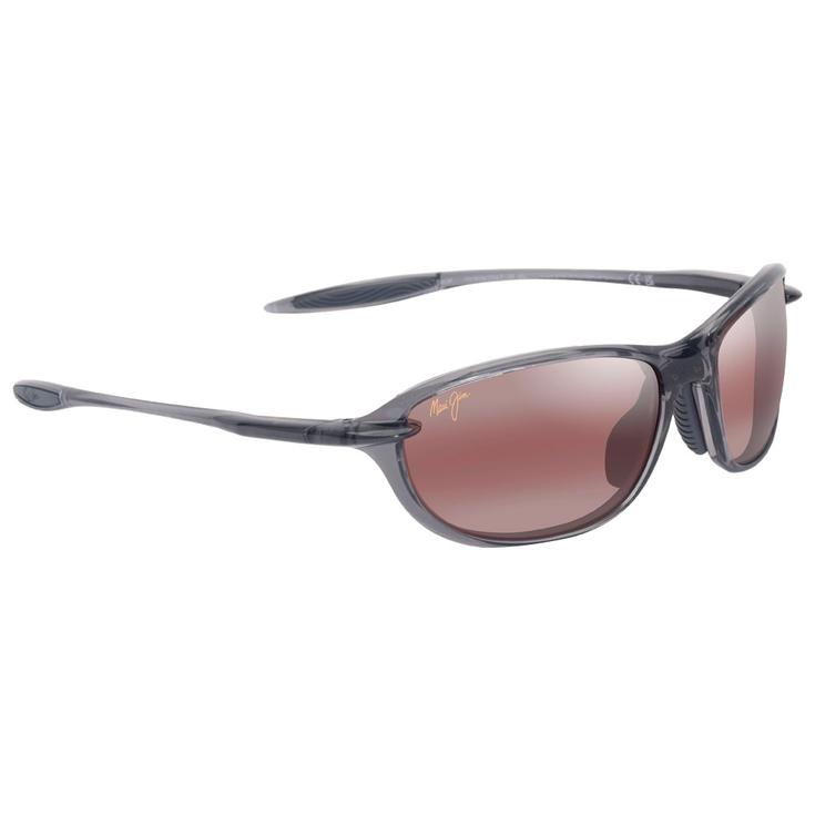 Maui Jim Lunettes de soleil Hookipa Ultra R Xs Metal Shiny Trans Dark Grey Maui Rose MauiUltra Présentation