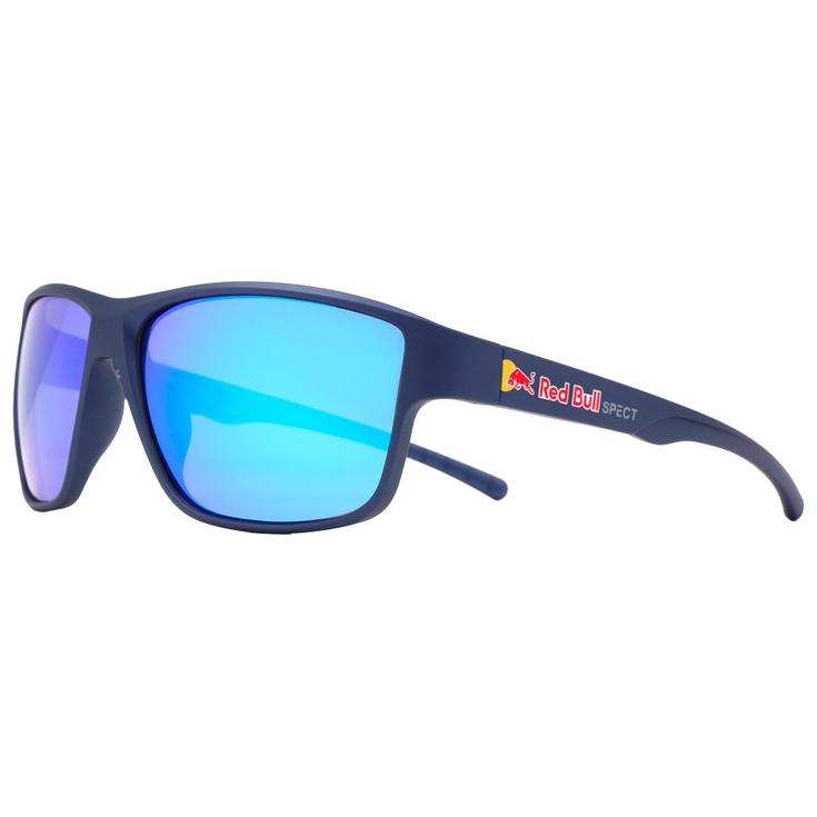 Red Bull Spect Lunettes de soleil Chess Matt Metallic Blue Smoke Blue Mirror Polarized Présentation