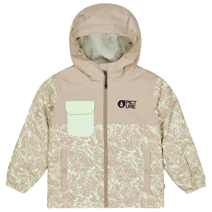 Picture Blouson Ski Snowy Printed Toddler Textury Print Roebuck Présentation
